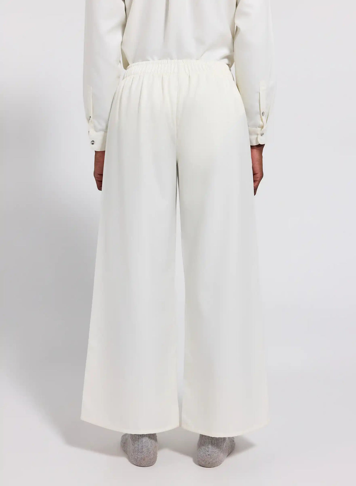Pyjama Paul flanelle 100% coton blanc-14
