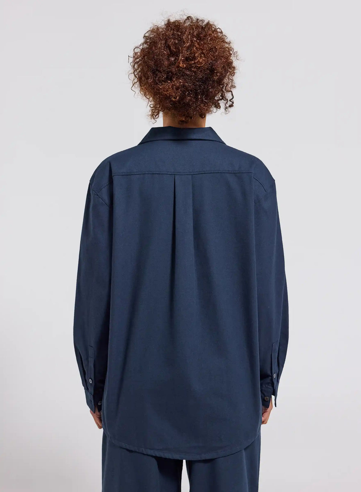 Pyjama Paul flanelle 100% coton bleu marine