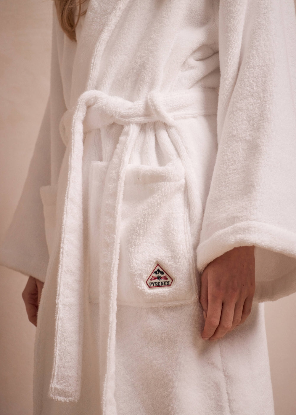 Hana white cotton bathrobe-3