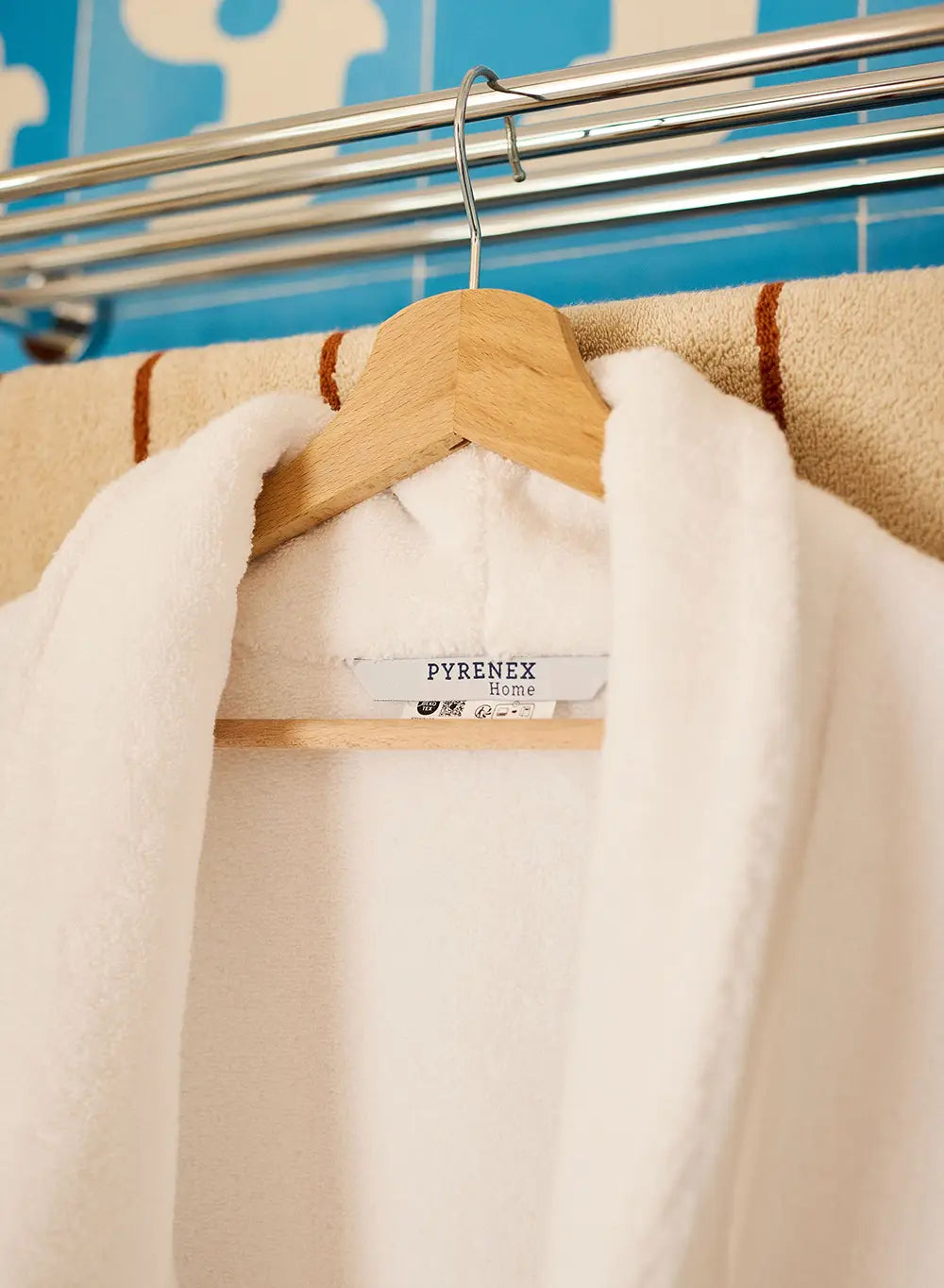 Hana white cotton bathrobe-2