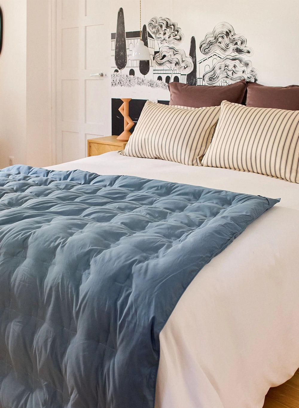 Plaid Caresse Gris nuit