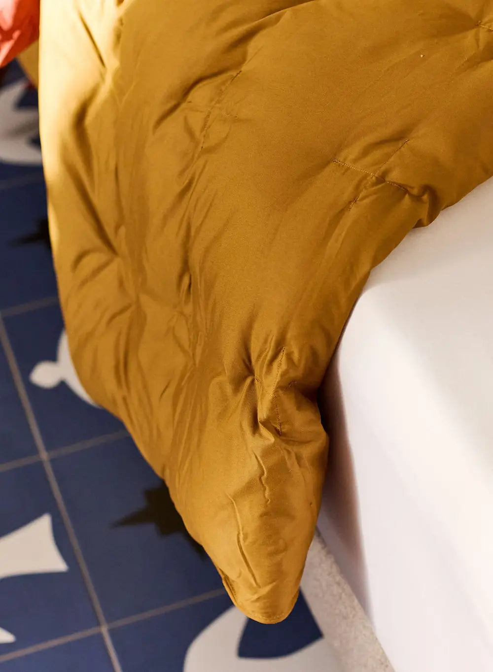Plaid Caresse Ocre-2