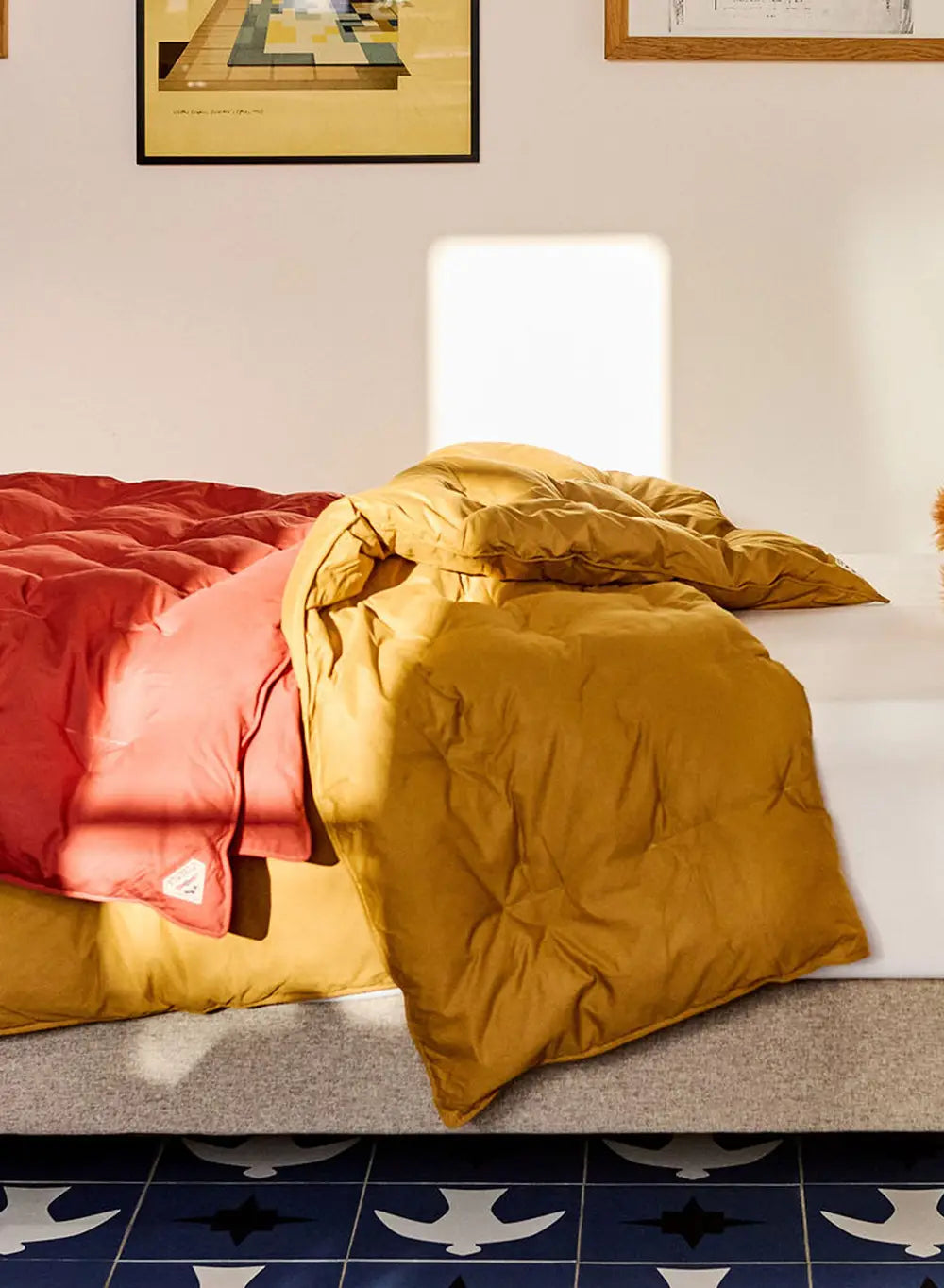 Plaid Caresse Ocre