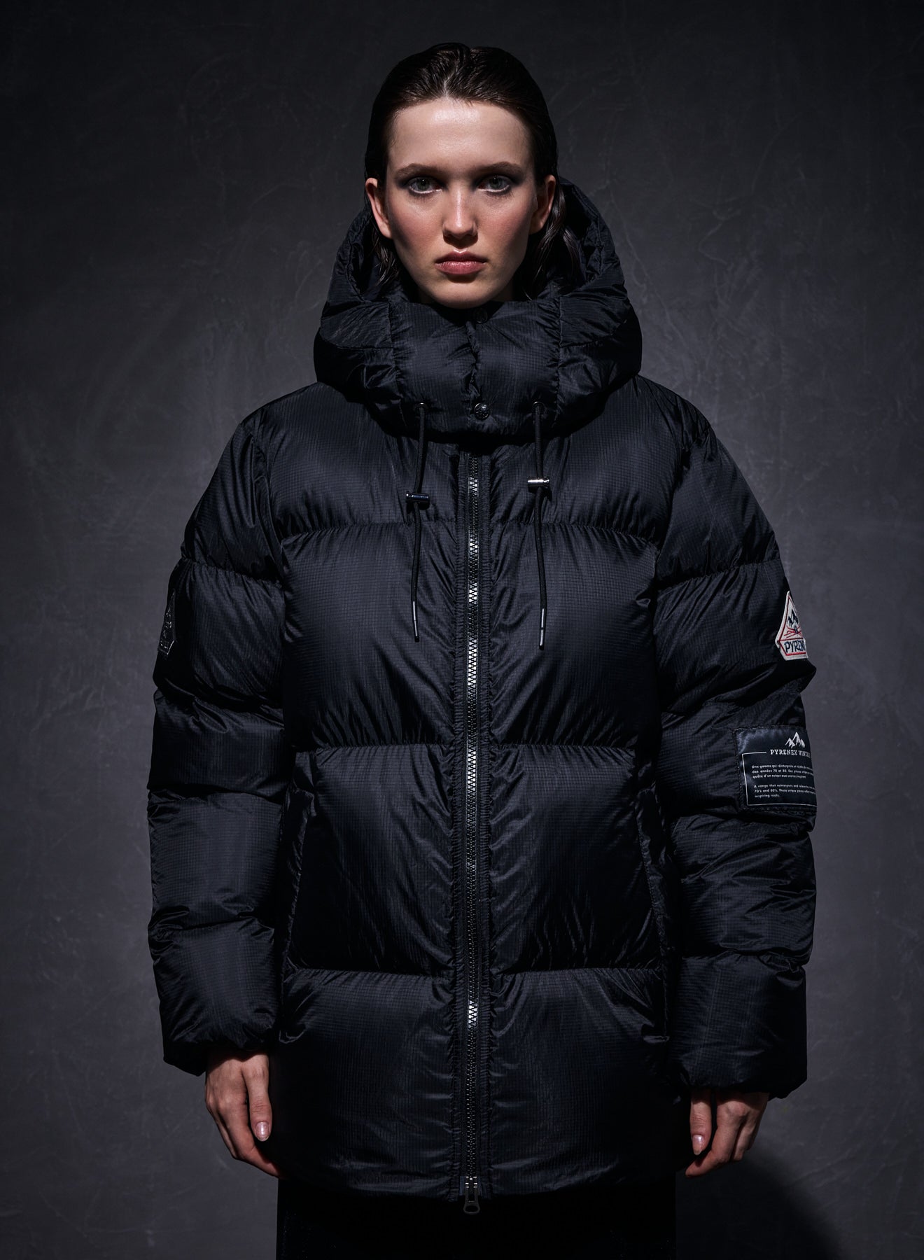 Shift Hooded Ripstop Pyrenex x Wildside unisex jacket in black(è
