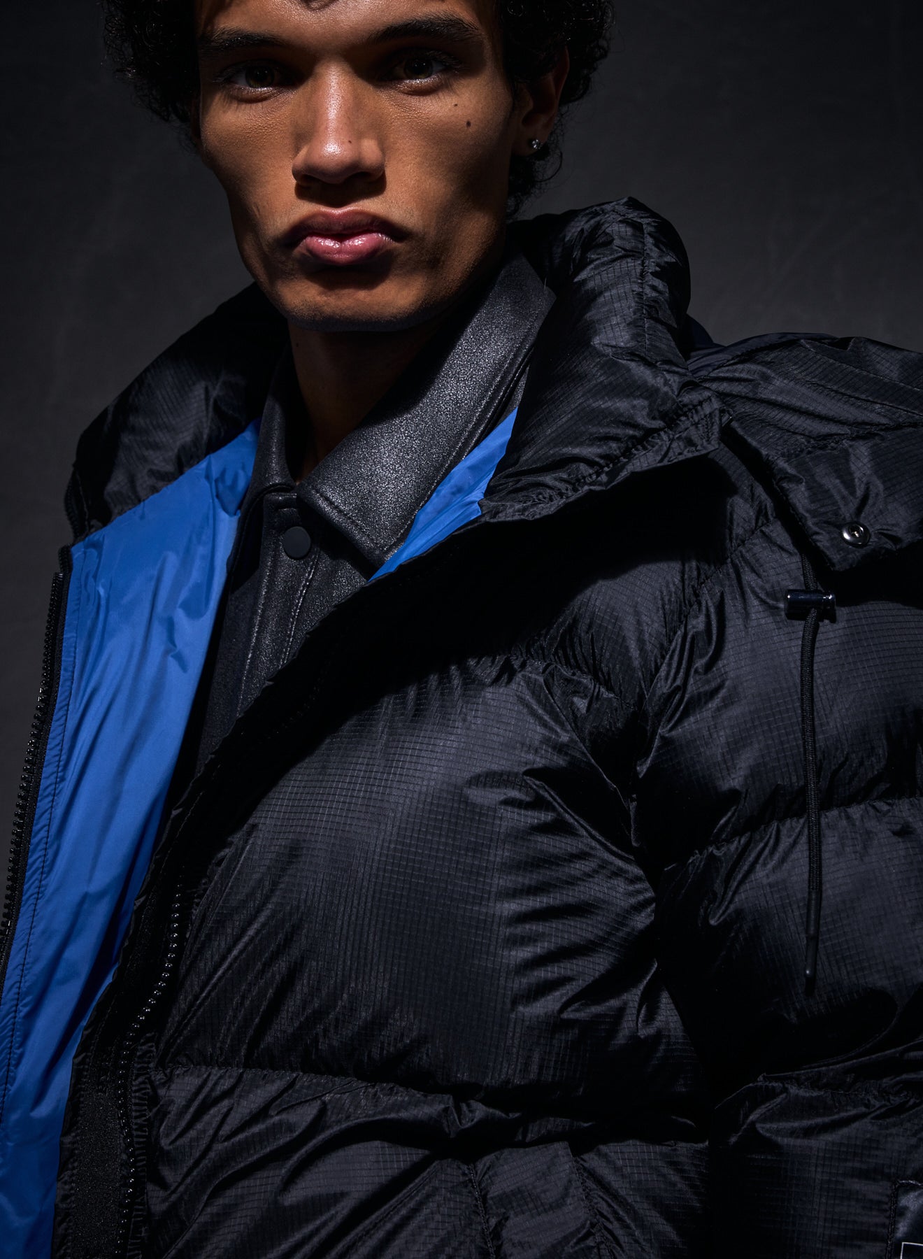 Shift Hooded Ripstop Pyrenex x Wildside unisex jacket in black(è