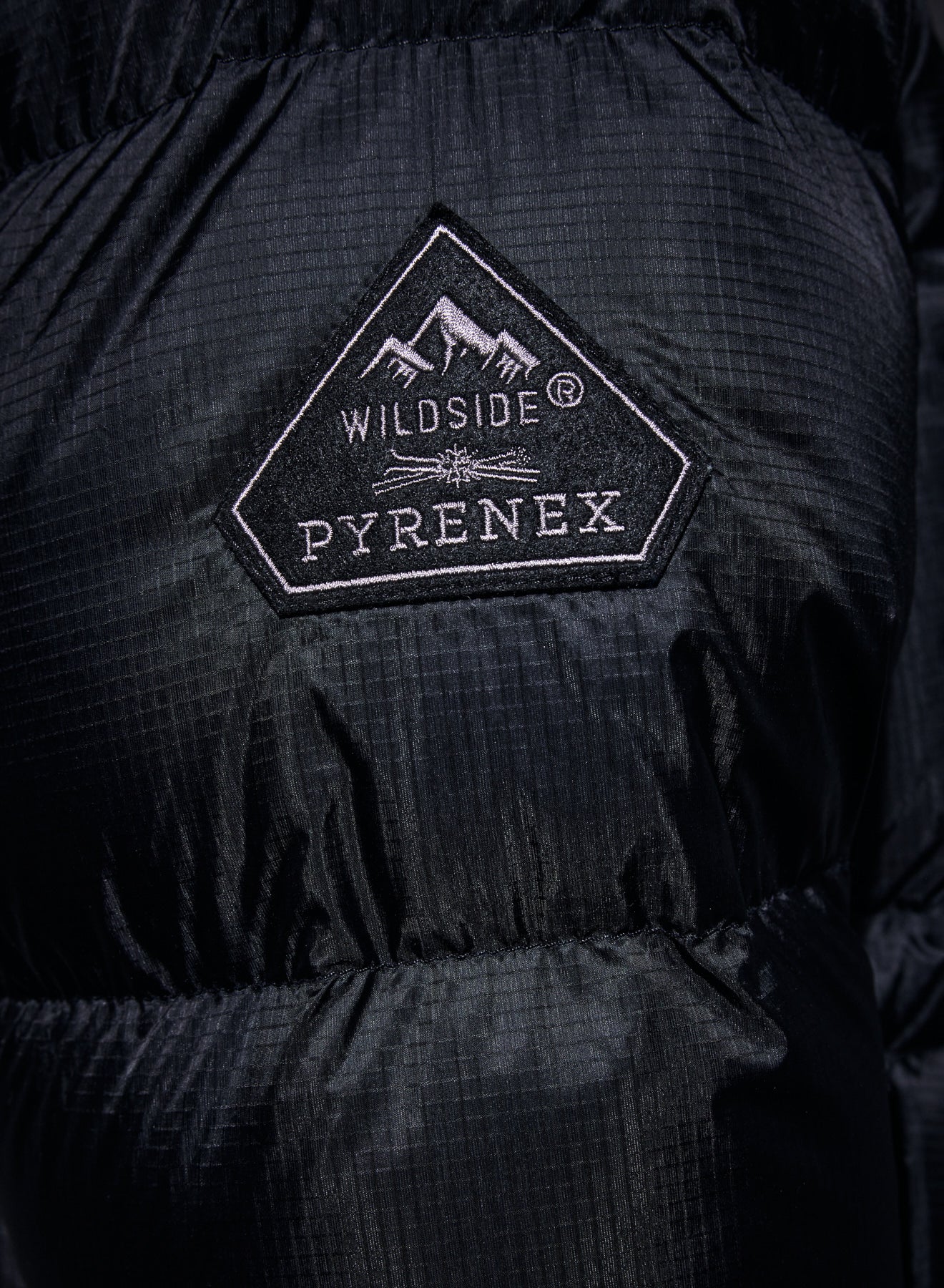 Doudoune unisexe Shift Hooded Ripstop Pyrenex x Wildside noire