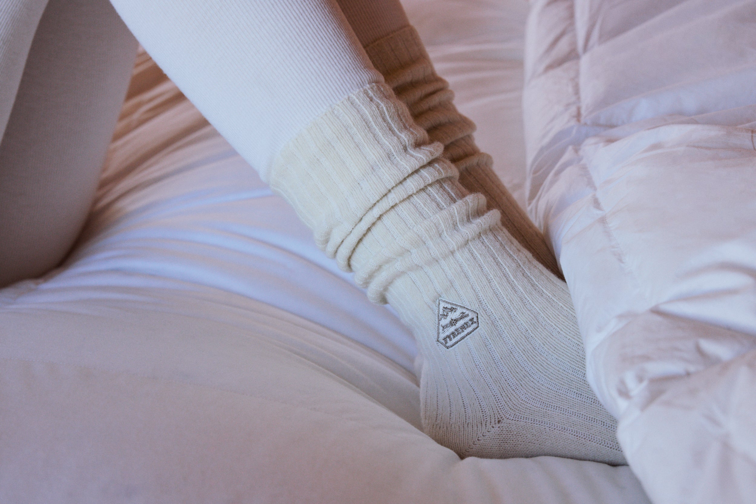 Beige Cocoon Socken-2