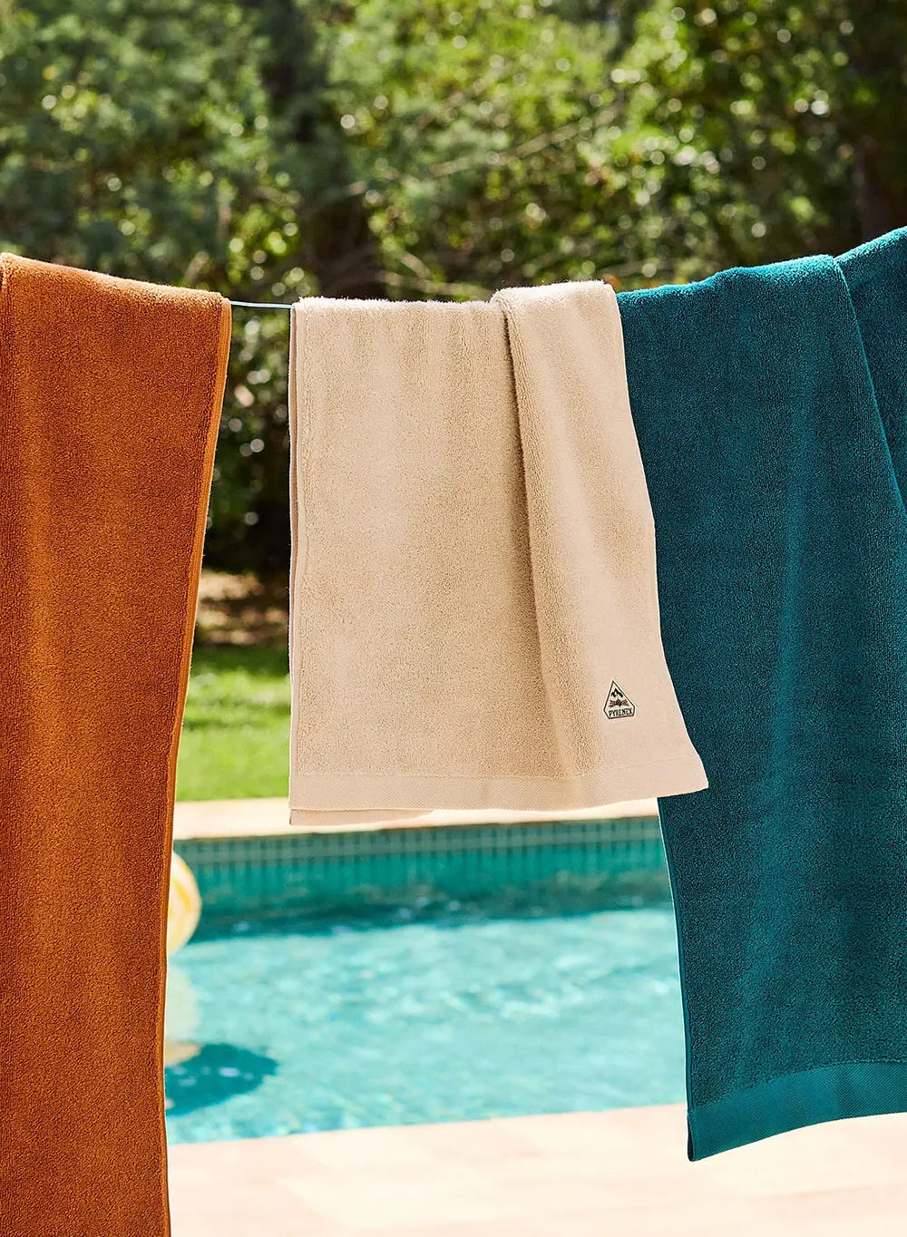 Serviette de toilette écru Hana