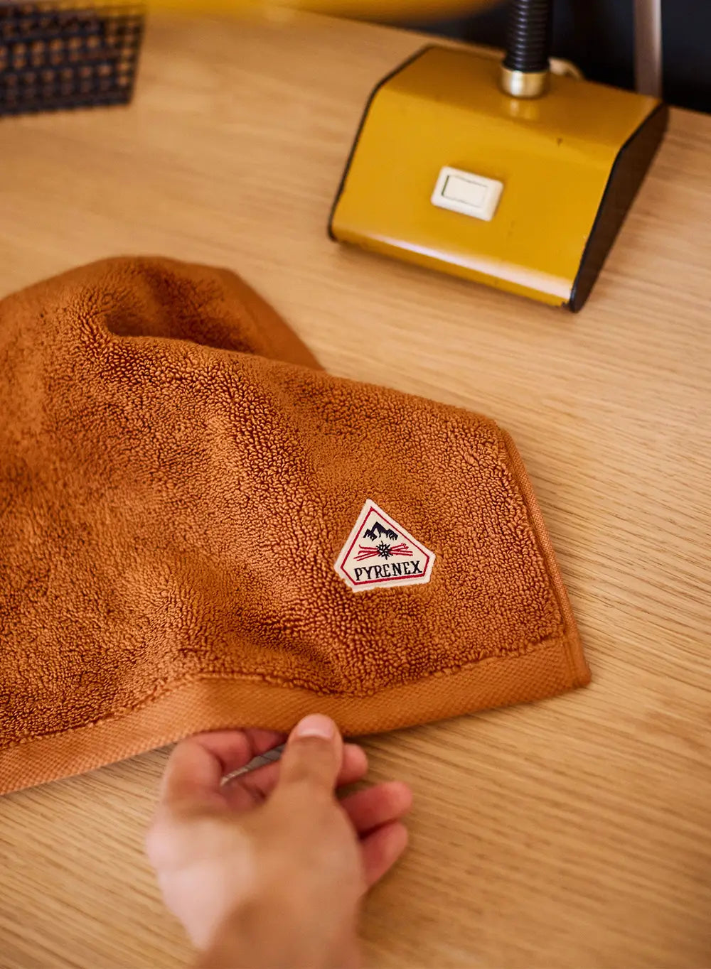 Serviette visage terracotta Hana