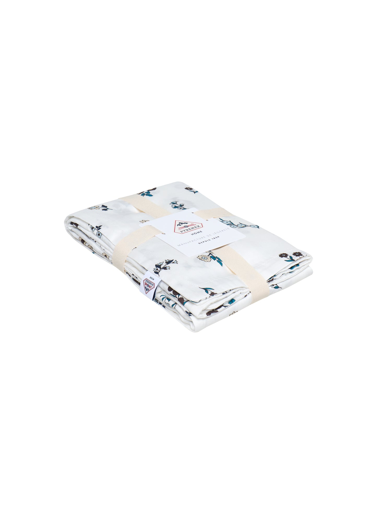 Taies d'oreiller x2 motifs floraux en coton et tencel lyocell