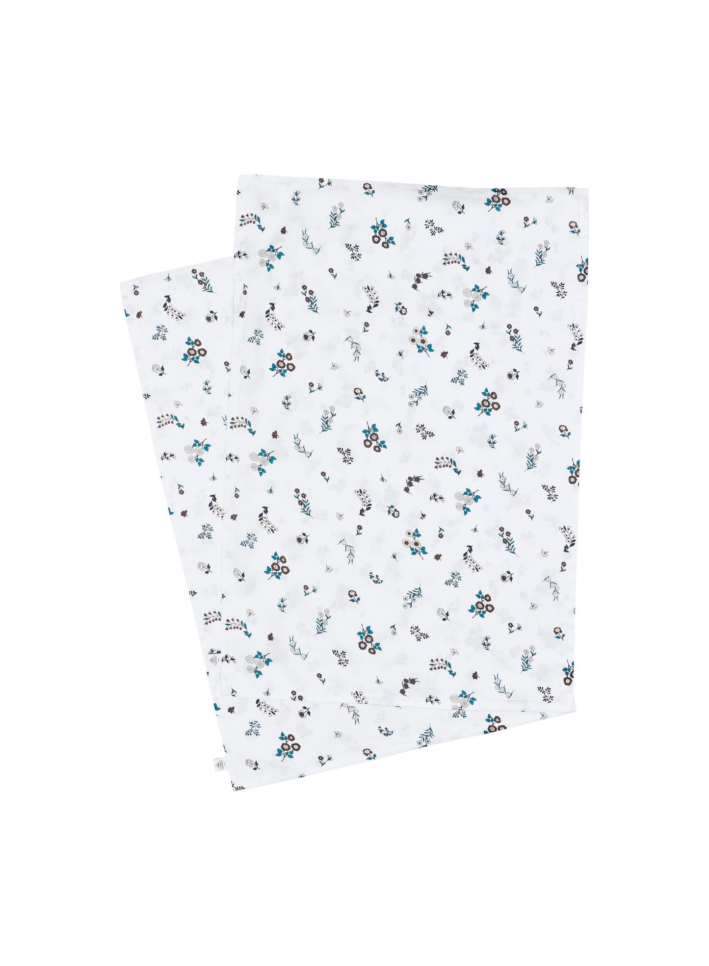 Taies d'oreiller x2 motifs floraux en coton et tencel lyocell
