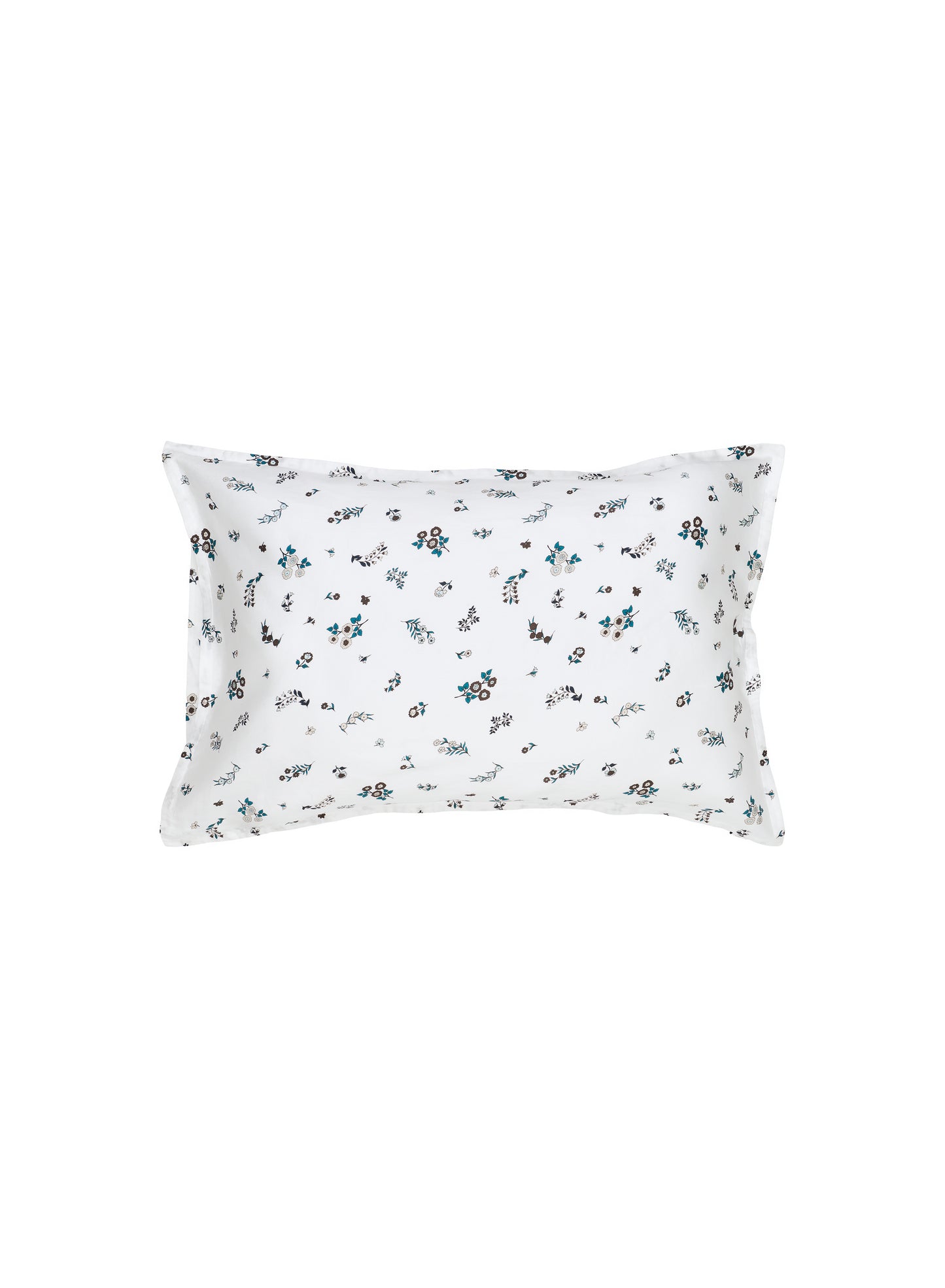 Taies d'oreiller x2 motifs floraux en coton et tencel lyocell