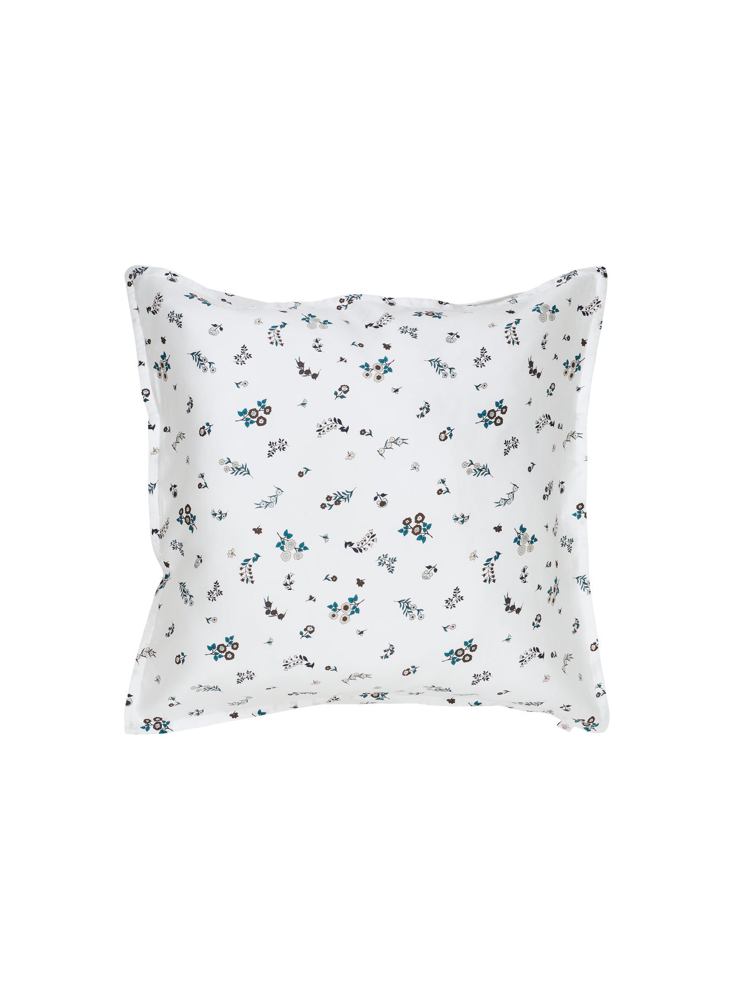 Taies d'oreiller x2 motifs floraux en coton et tencel lyocell