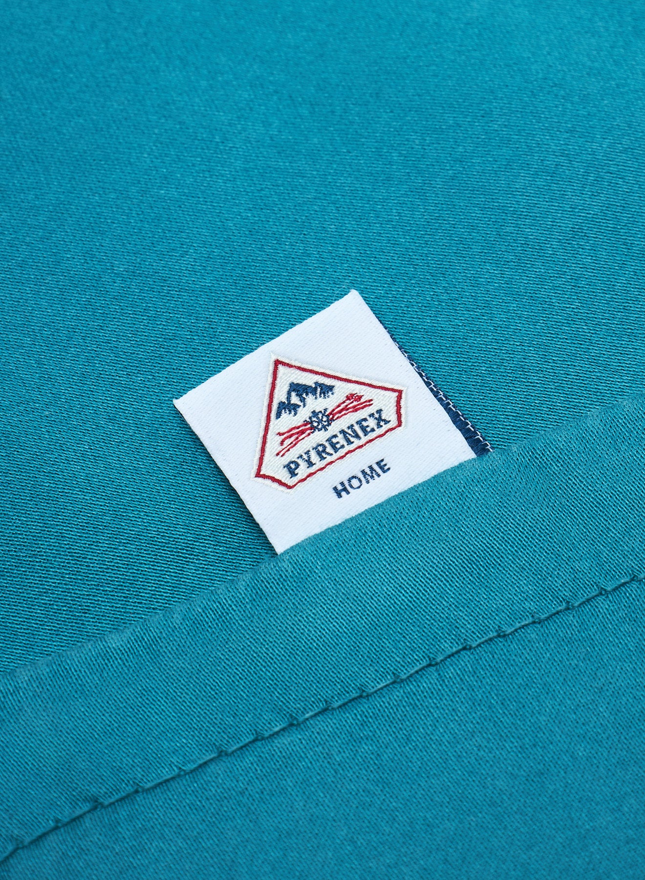 Kissenbezüge 2er-Set unifarben Pfauenblau aus Baumwolle und TENCEL™ Lyocell-3