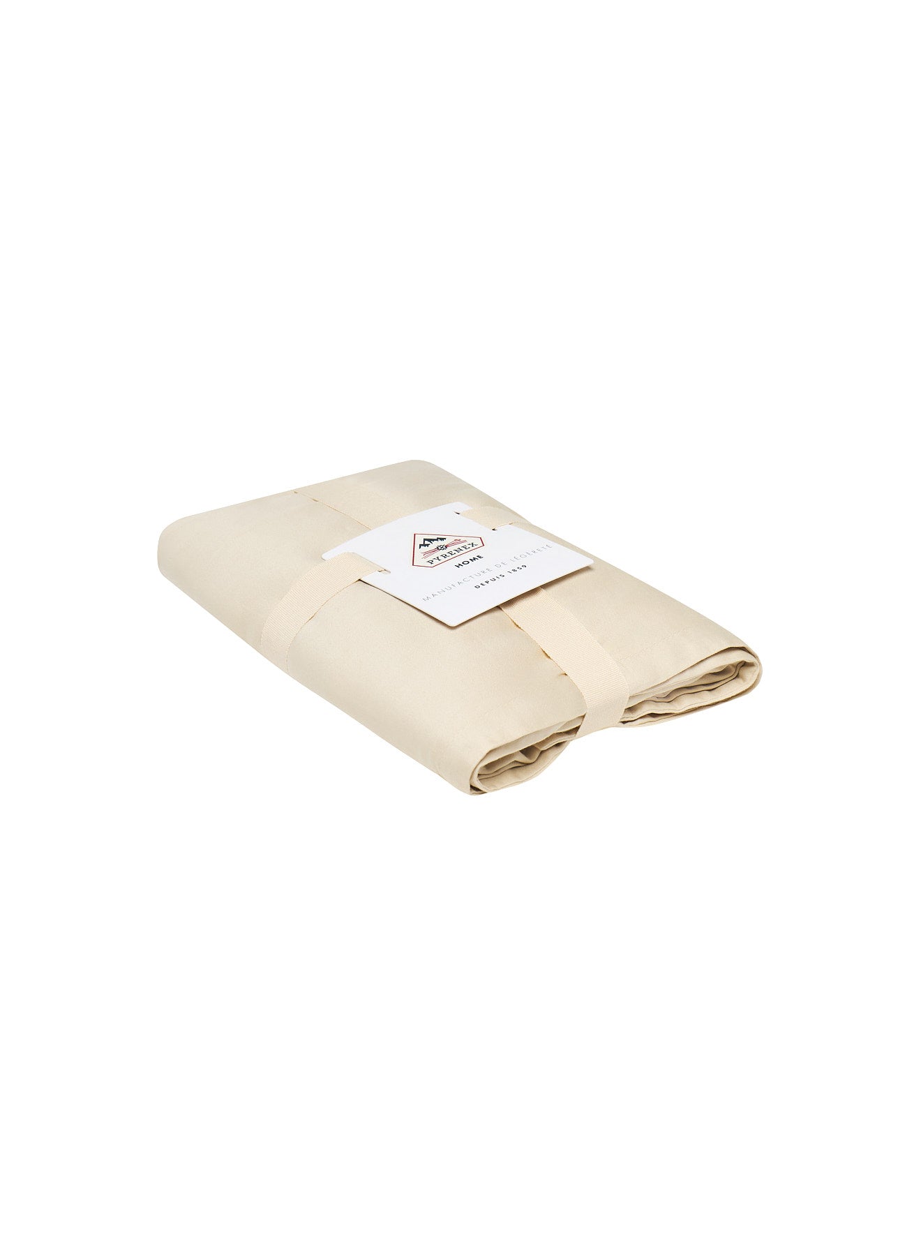 Taies d'oreiller x2 unies écru en coton et tencel lyocell