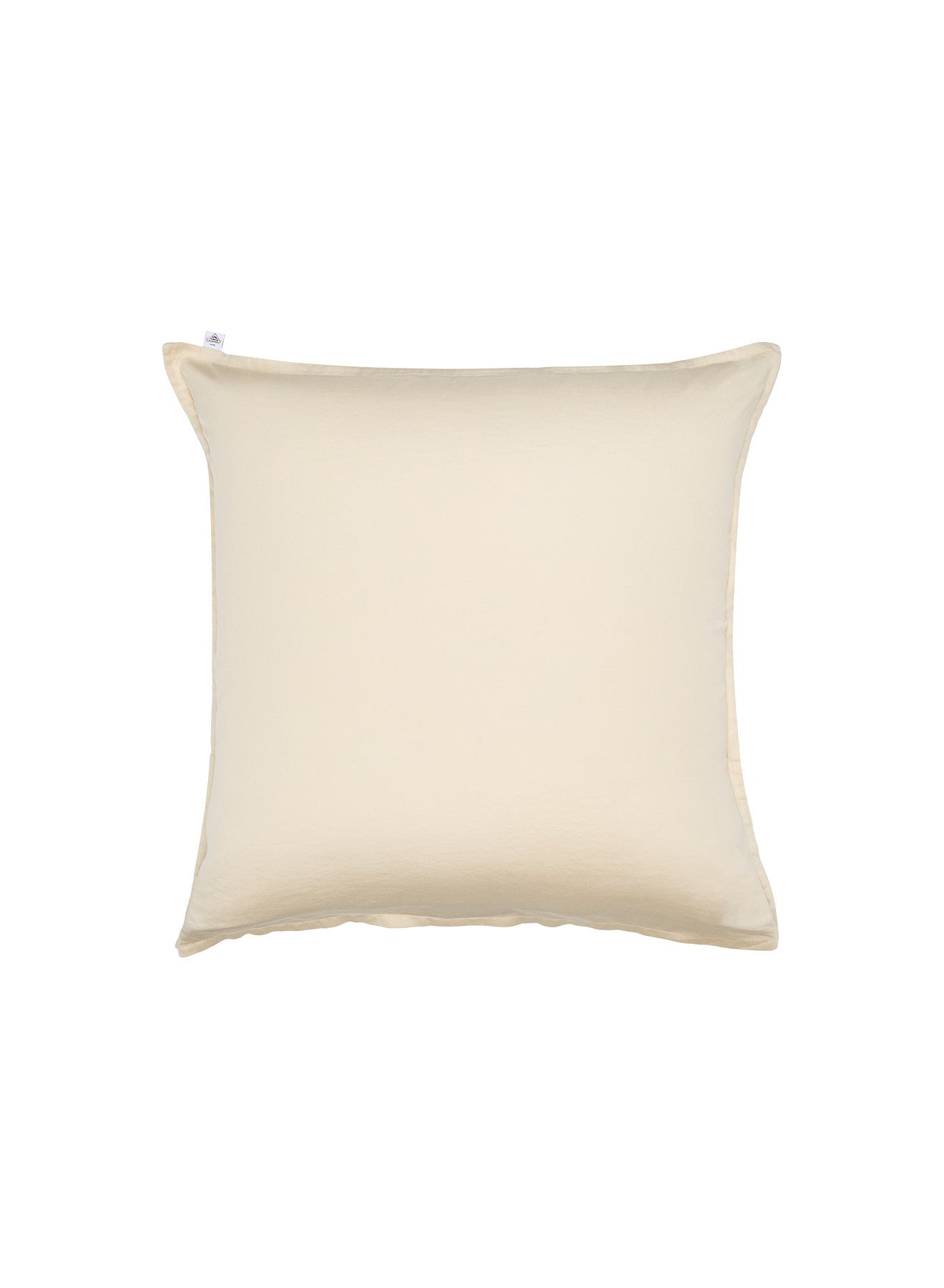 Taies d'oreiller x2 unies écru en coton et tencel lyocell