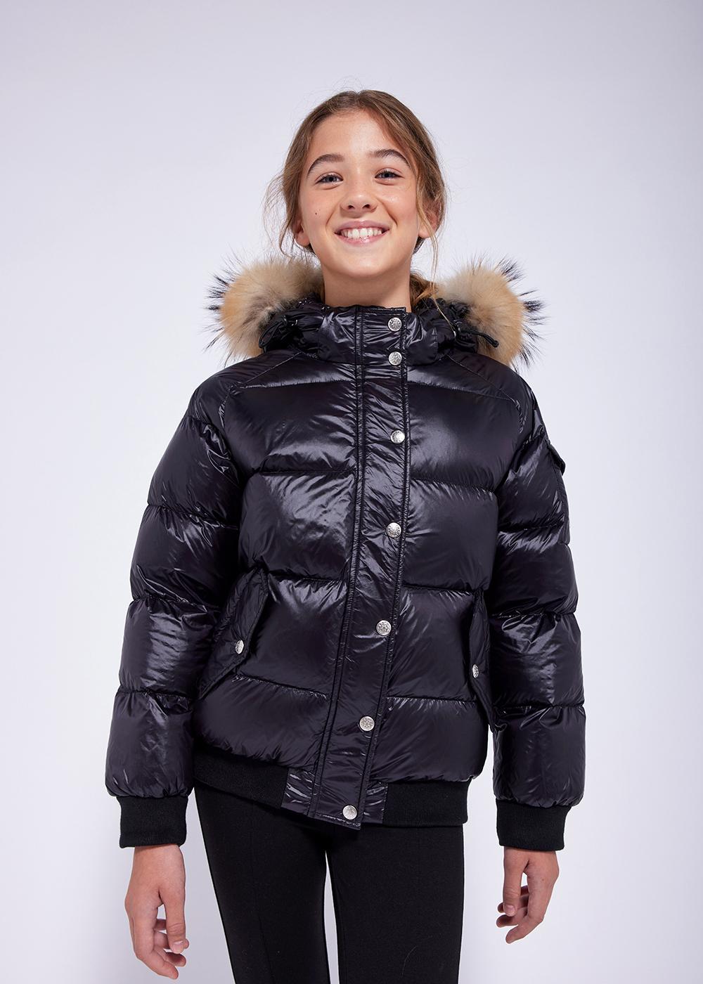 Blouson matelassée Aviator Black-2