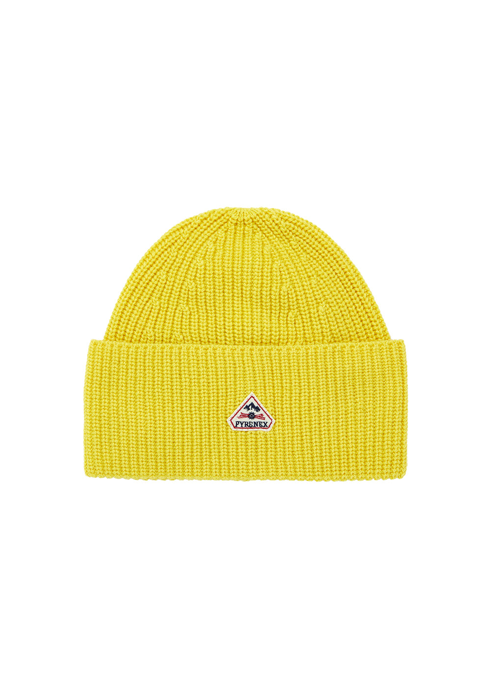 Kids' Pyrenex Frej wool beanie vibrant yellow-2