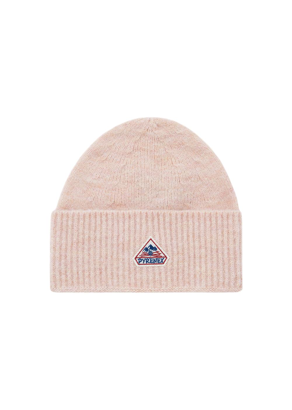 Pyrenex Soazig wool beanie peach whip-2