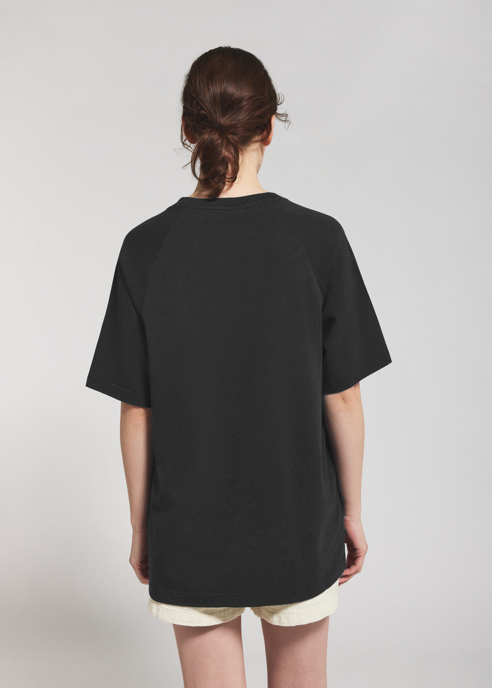 T-shirt unisexe en coton biologique Pyrenex Corto Black-3