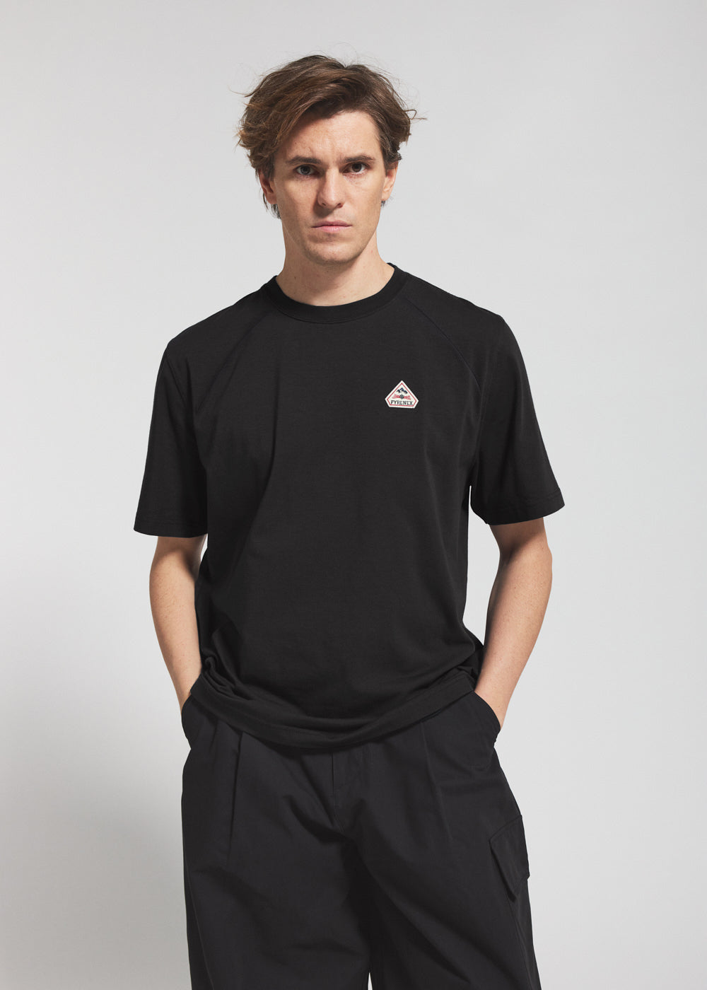 t shirt corto noir homme