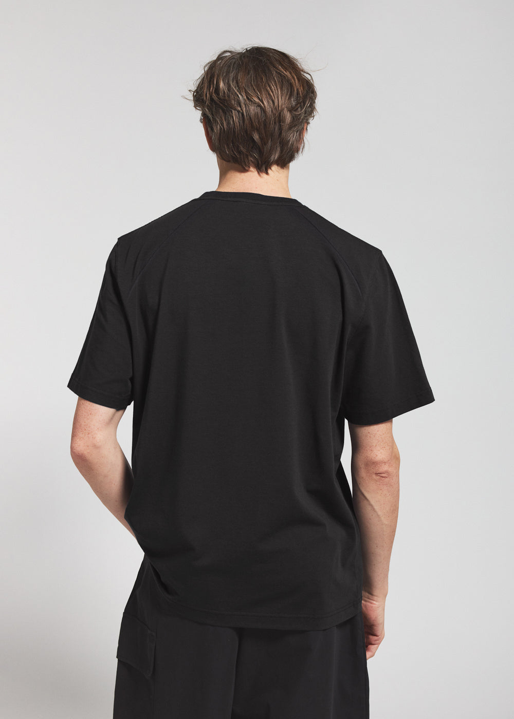 T-shirt unisexe en coton biologique Pyrenex Corto Black-4