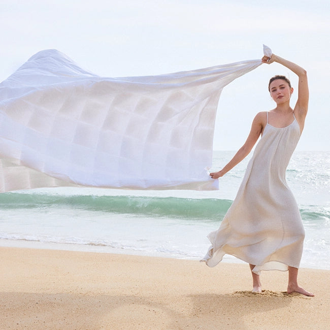 couette duvet plage