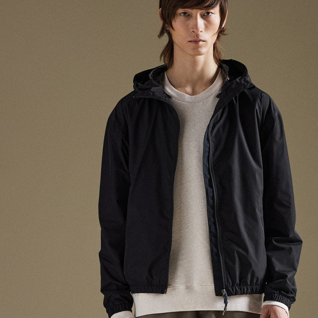 coupe-vent homme noir