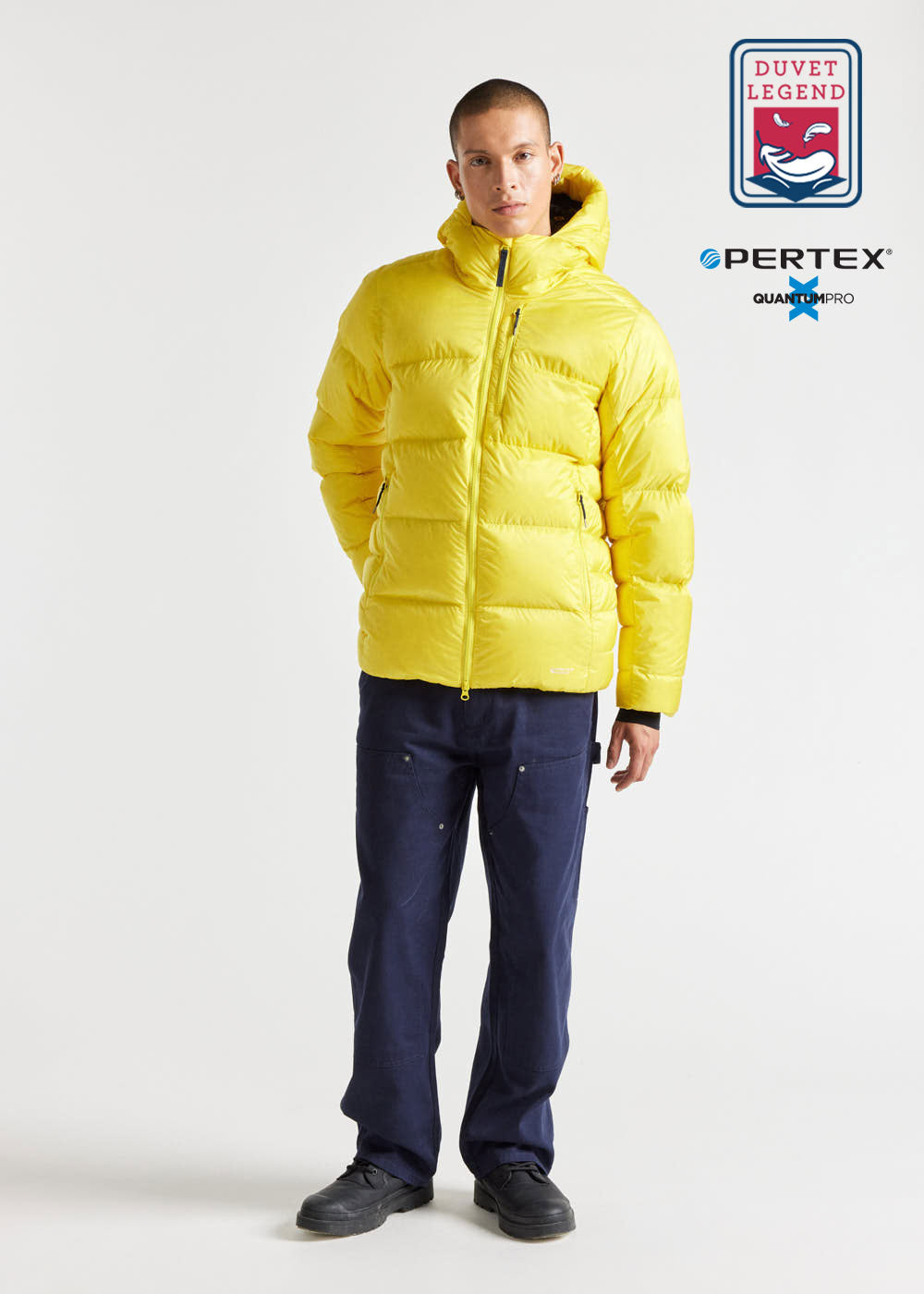 Pyrenex Hudson XP technische Daunenjacke mit leuchtender Kapuze-1