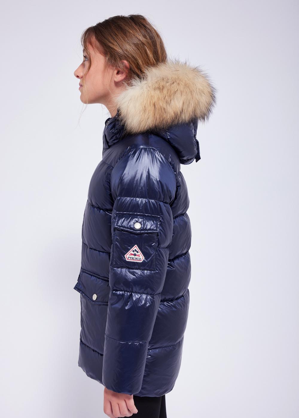 Kids Authentic shiny down jacket amiral