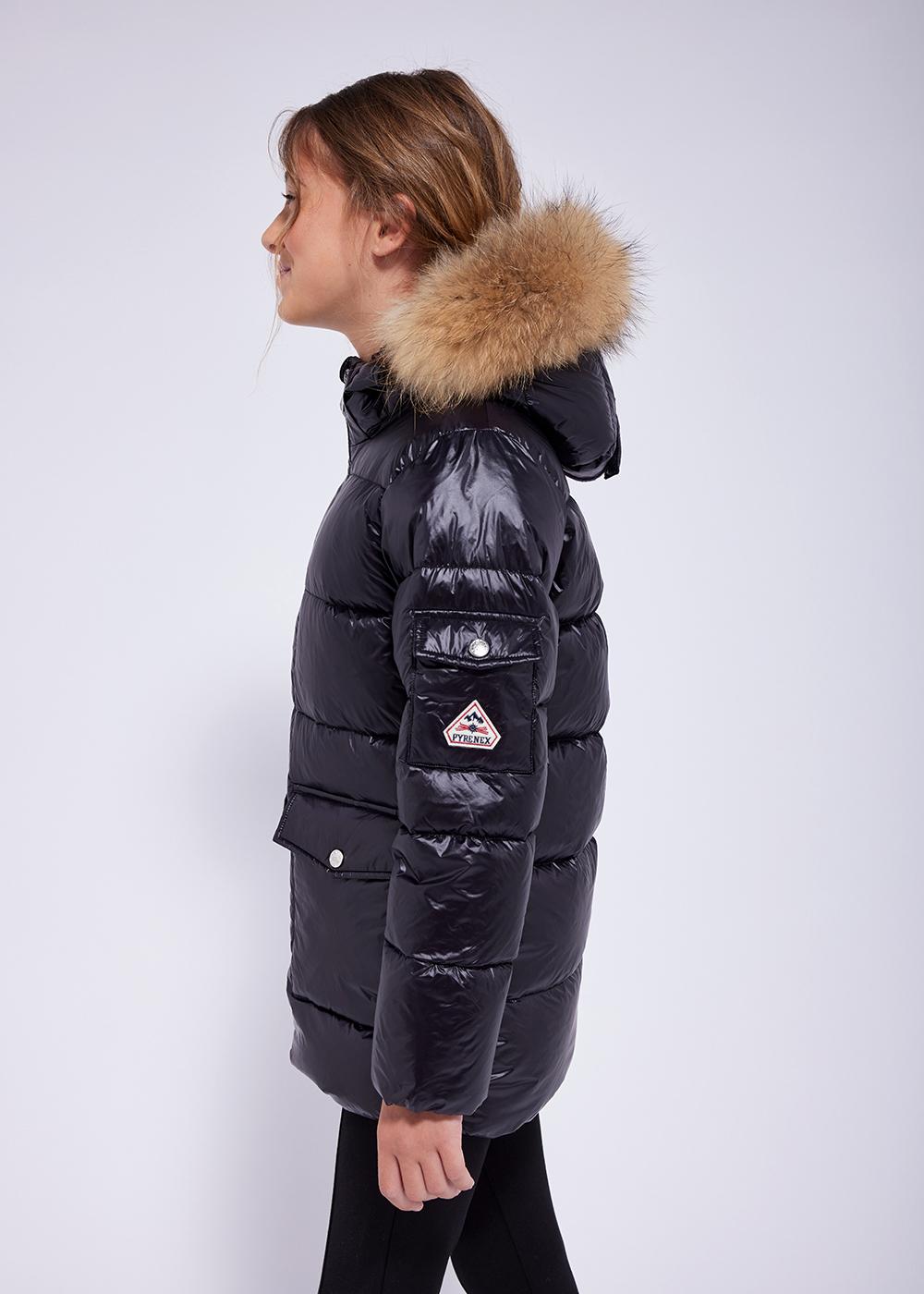 Kids Authentic shiny down jacket black