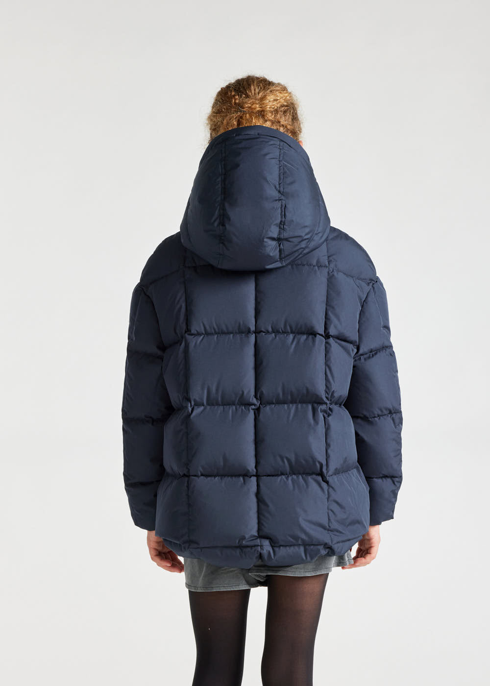 Kids' Pyrenex Alma hooded down jacket amiral-9