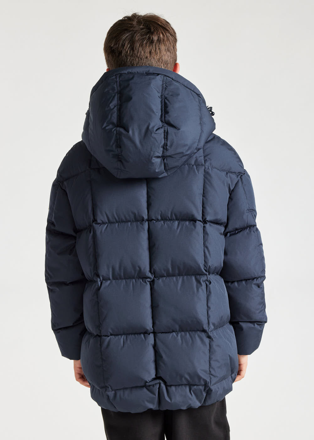 Kids' Pyrenex Alma hooded down jacket amiral-4