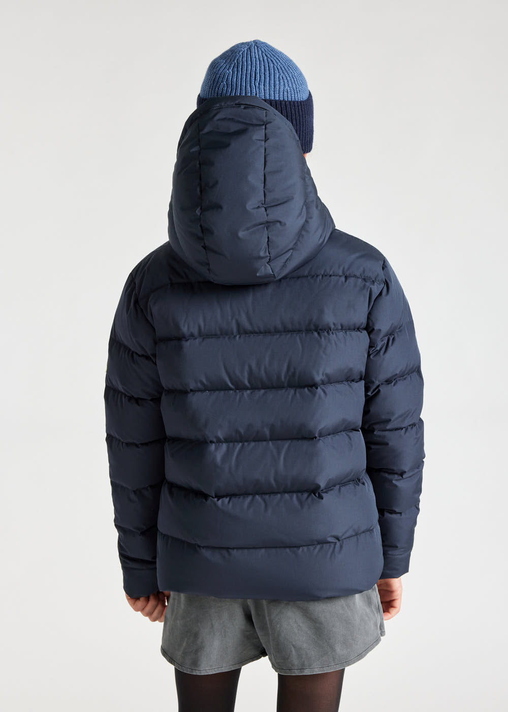 Kids' Pyrenex Spoutnic hooded down jacket amiral-4