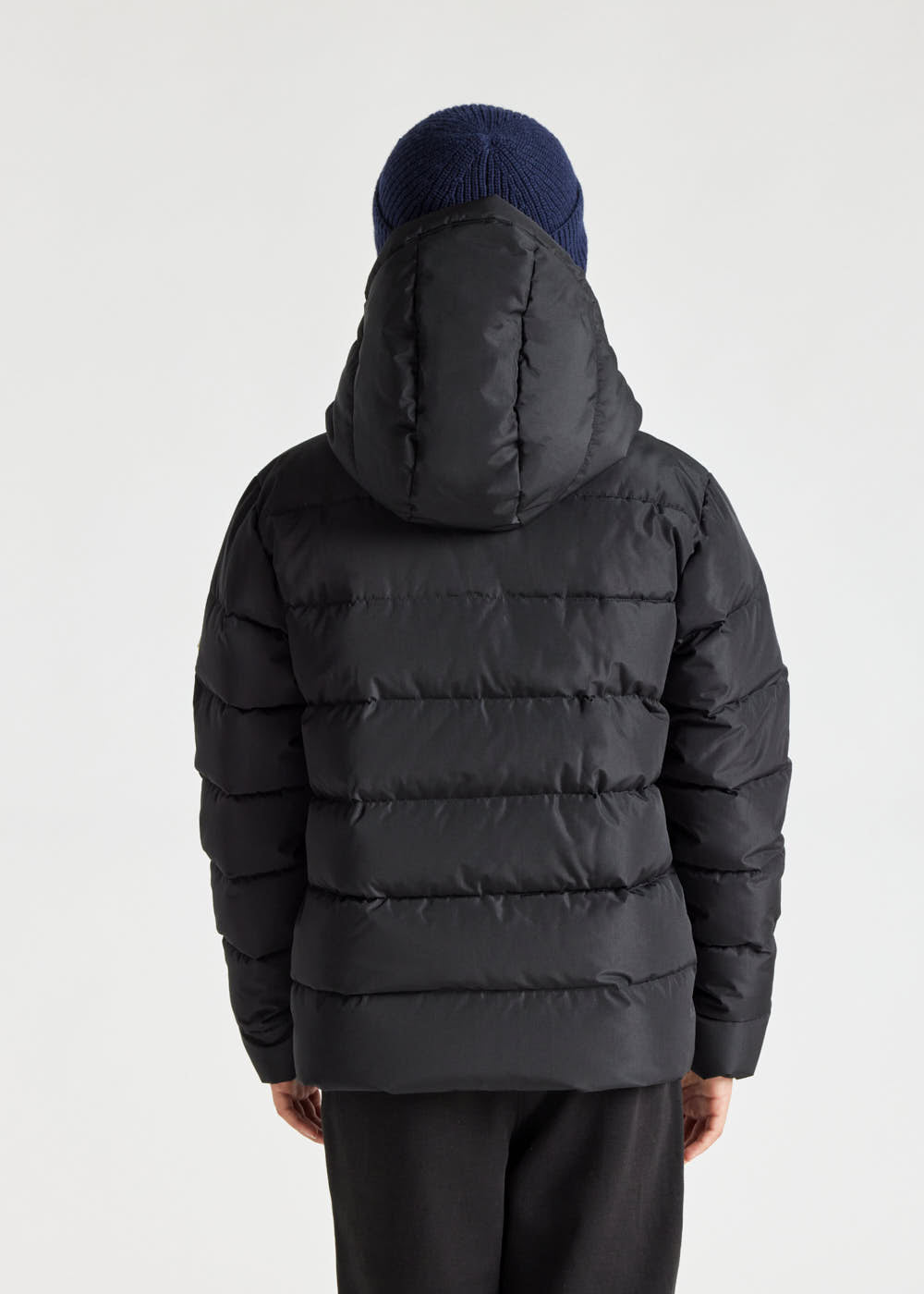 Kids' Pyrenex Spoutnic hooded down jacket black-7