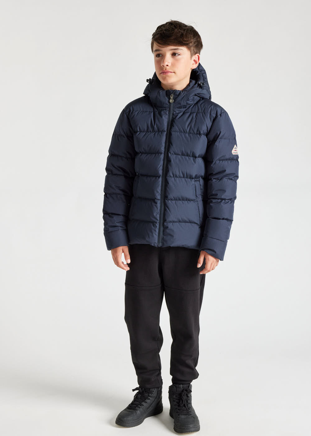 Kids' Pyrenex Spoutnic hooded down jacket amiral-5