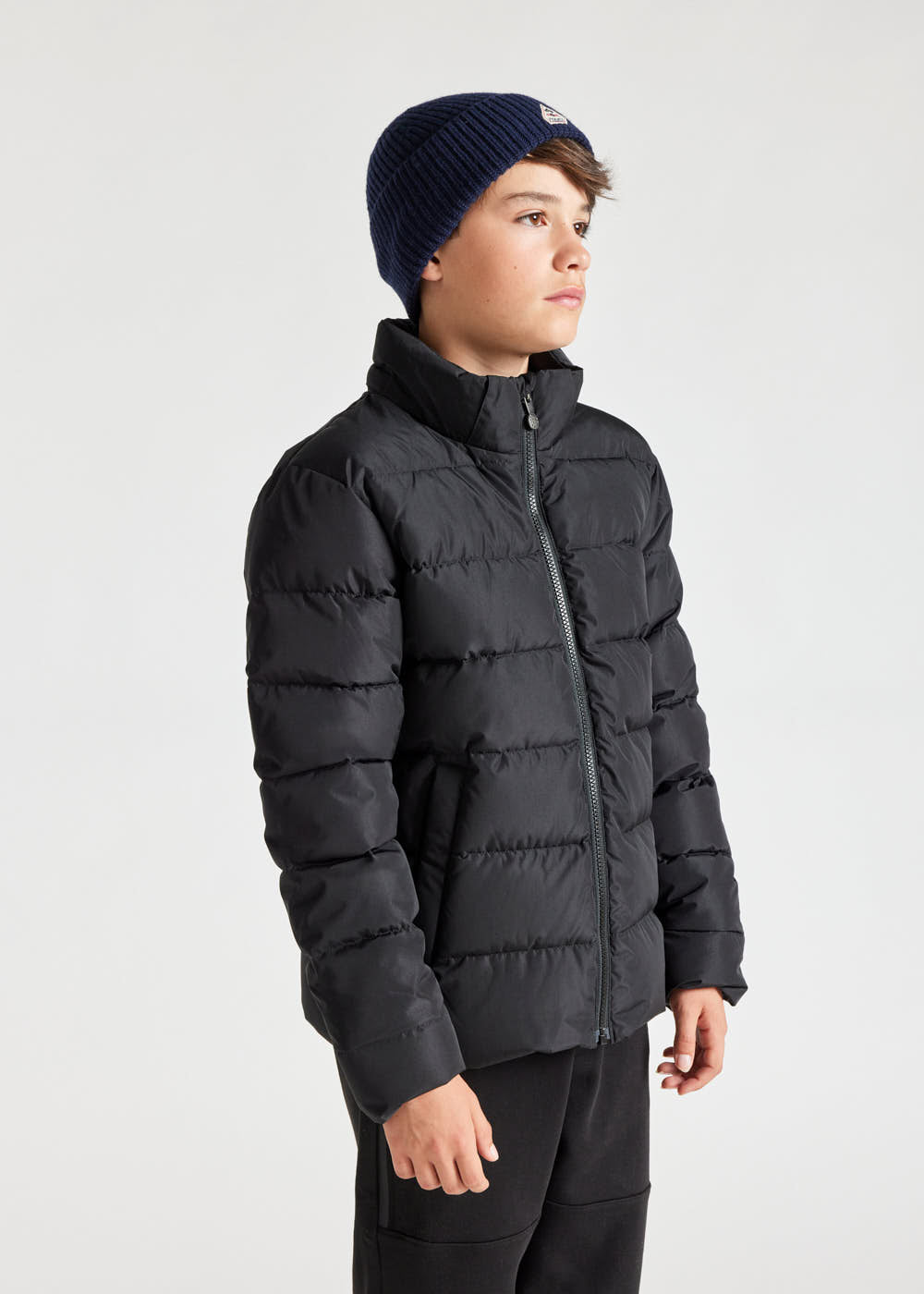 Kids' Pyrenex Spoutnic hooded down jacket black-6