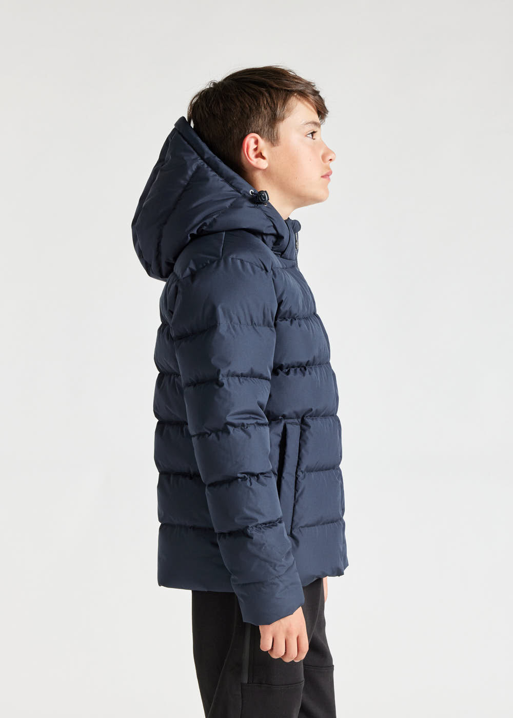 Kids' Pyrenex Spoutnic hooded down jacket amiral-7