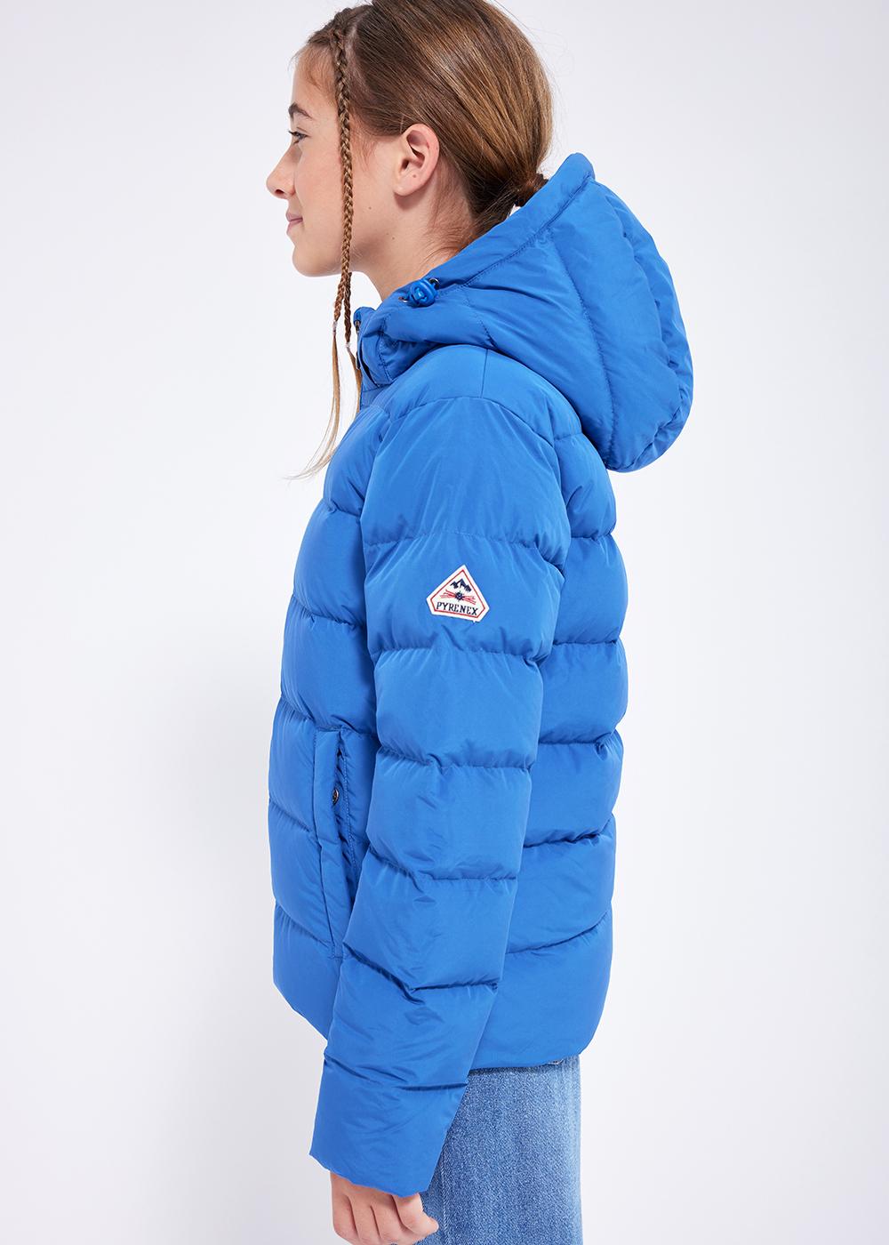 Kids' Pyrenex Spoutnic hooded down jacket adriatic-7