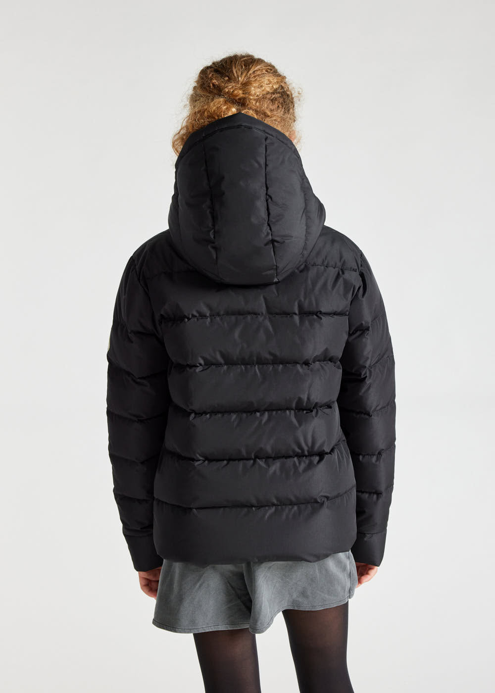 Kids' Pyrenex Spoutnic hooded down jacket black-9