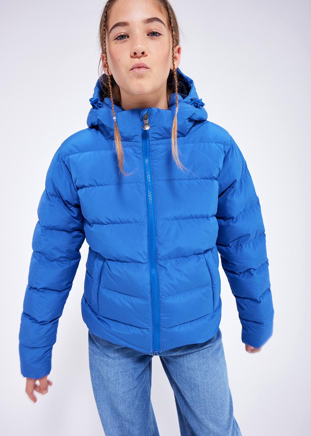 Kids' Pyrenex Spoutnic hooded down jacket adriatic-2