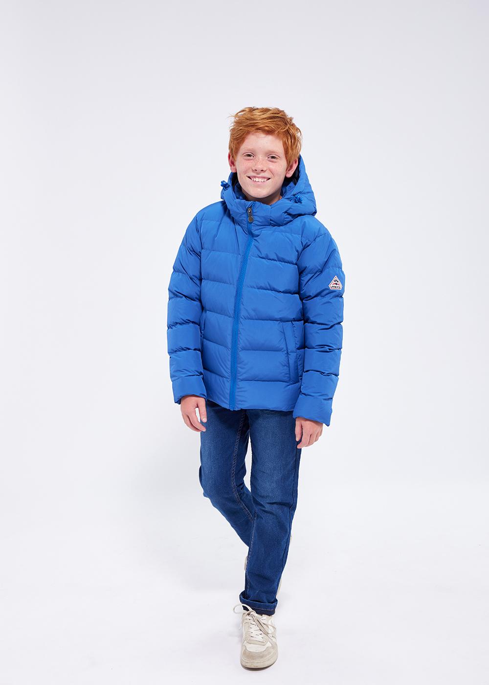 Kids' Pyrenex Spoutnic hooded down jacket adriatic-3