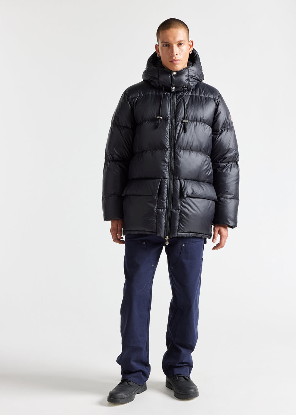 Daunenjacke mit Kapuze für Herren Pyrenex Evolve Black-3