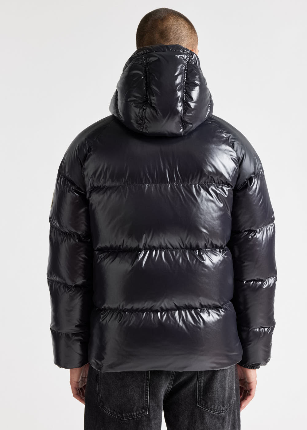 Pyrenex Sten hooded unisex down jacket black-8