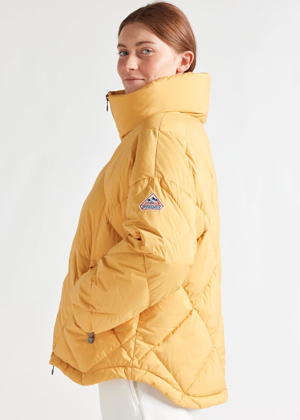 Women's Pyrenex Adele oversize down jacket yolk-2