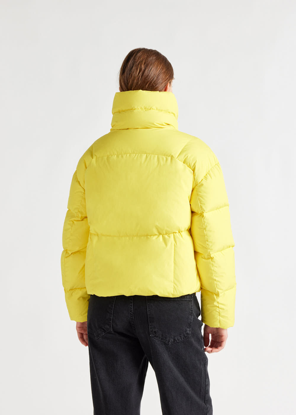 Women's Pyrenex Harmonie Crop short down jacket illuminating-4