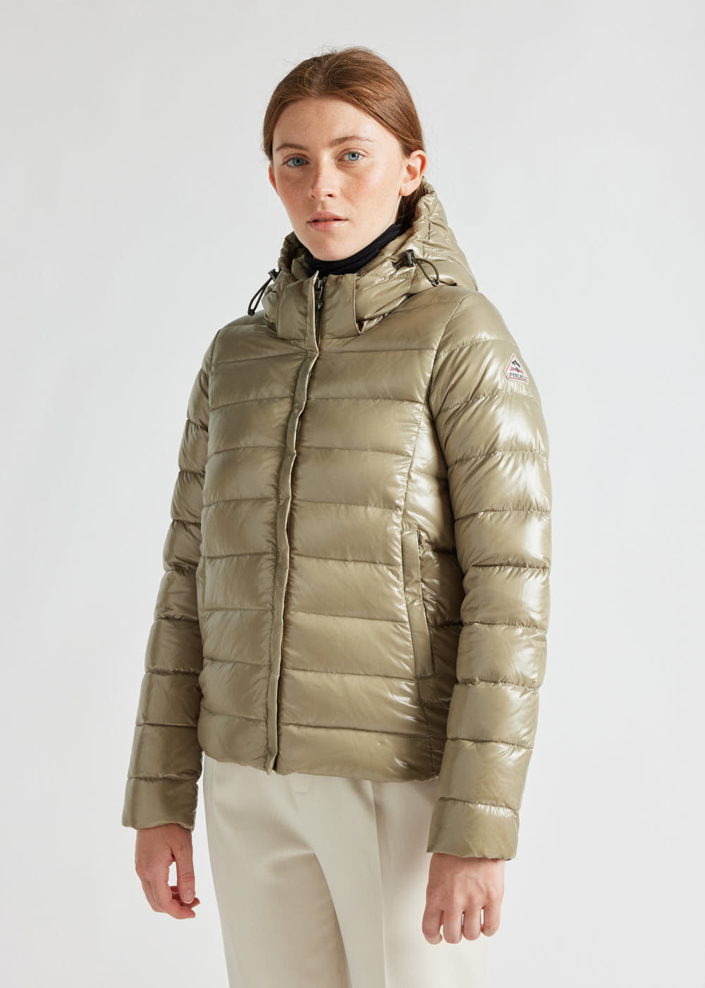 Glänzende Daunenjacke für Damen von Pyrenex Spoutnic Mermaid-2