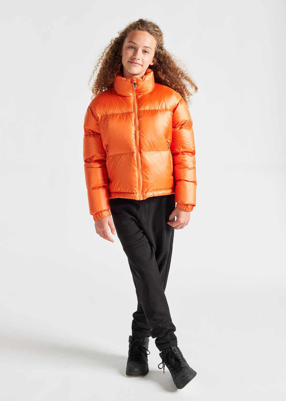 Goldin girl down jacket clementine-1