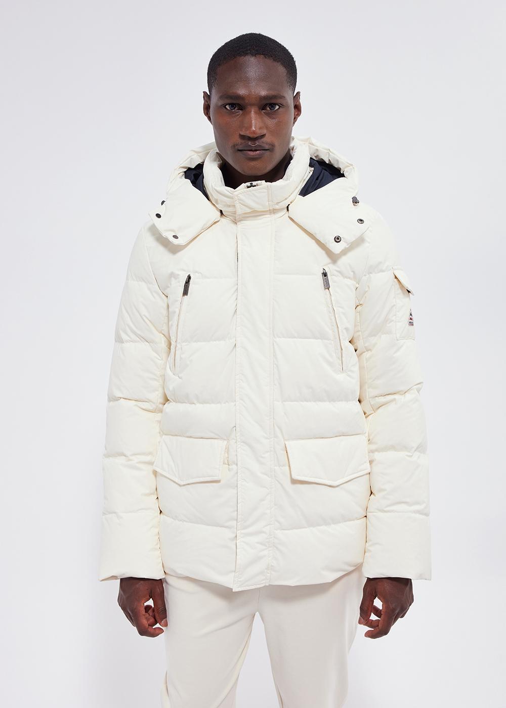 Grade down jacket milk-2