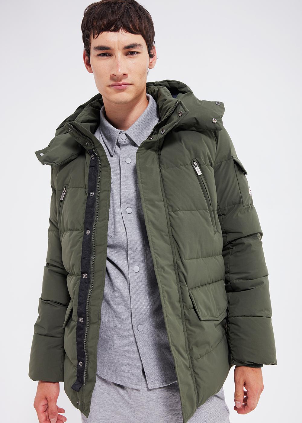 Grade down jacket deep-khaki-1